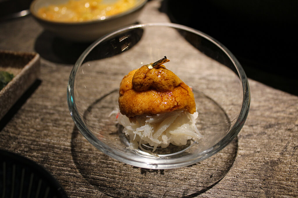 海膽蟹腳肉壽司-脂板前鍋物
