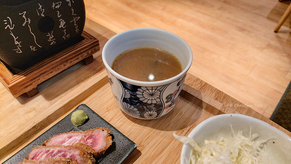 嵐山炸牛排-味噌湯