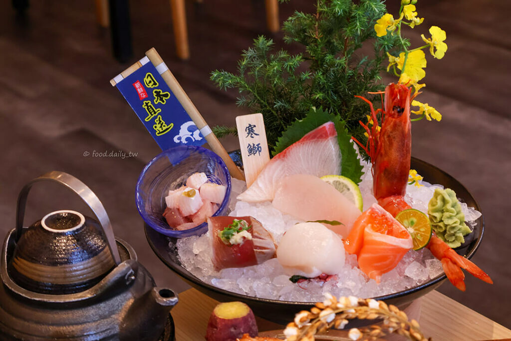 上品の寒鰤刺身盛宴-藝奇日本料理