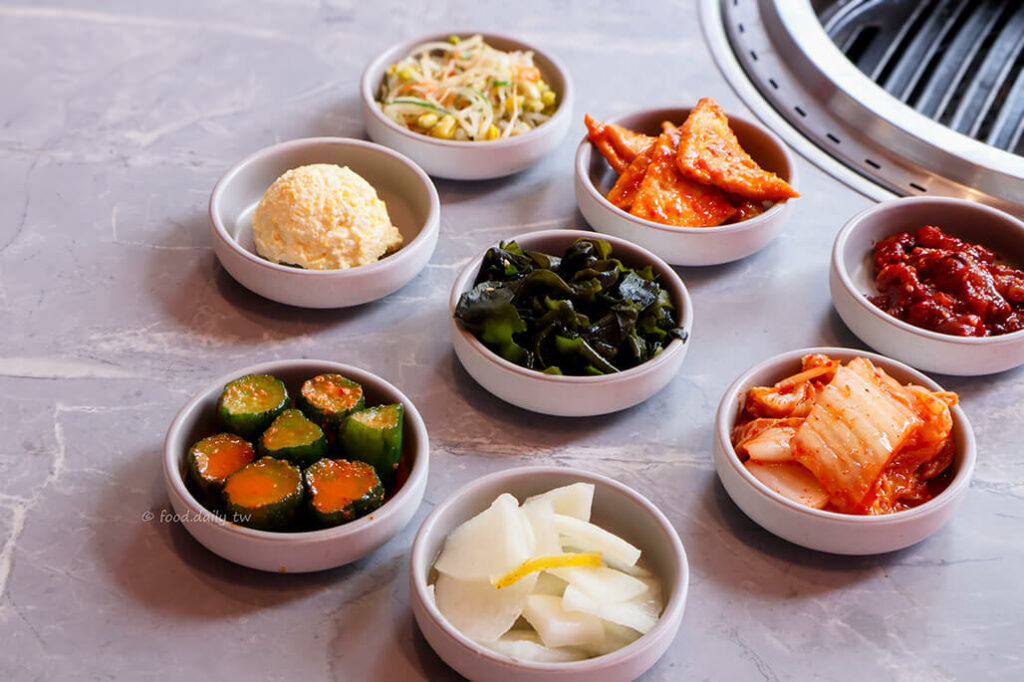 韓經典小菜八品-紫木槿韓國烤肉