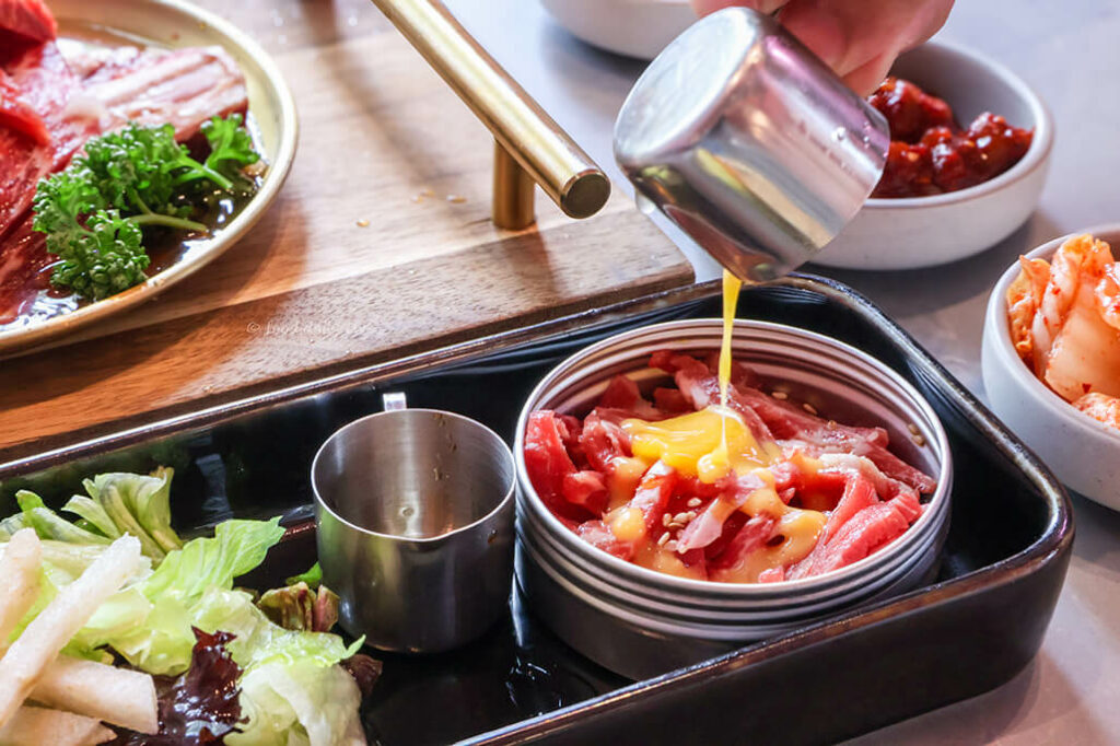 水梨生牛肉-紫木槿韓國烤肉