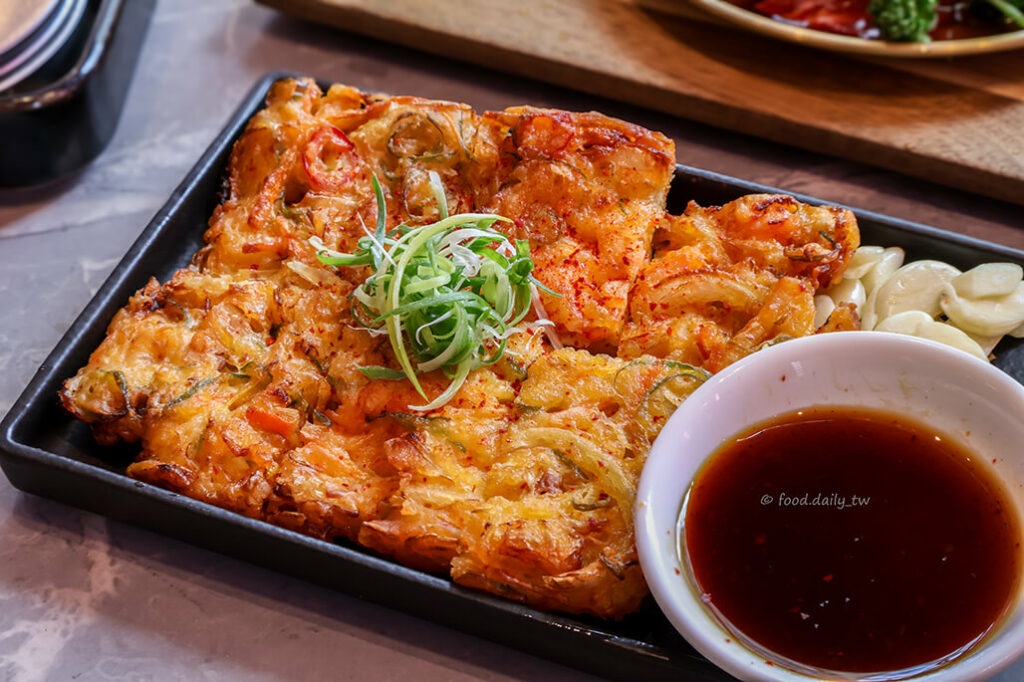 泡菜海鮮煎餅-紫木槿韓國烤肉